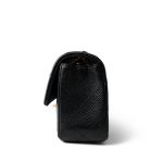 15B Black Caviar Quilted Mini Rectangular Flap Aged Gold Hardware - Image 5