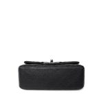 18C Black Glittery Caviar Quilted Mini Rectangular Flap - Image 7