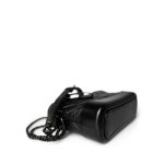 19B So Black Aged Calfskin Chevron Small Hobo Gabrielle Bag - Image 8