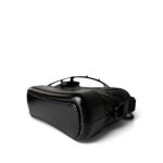 19B So Black Aged Calfskin Chevron Small Hobo Gabrielle Bag - Image 7