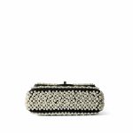 19S Pearl On Flap Mini Rectangular Bag Light Gold Hardware - Image 6