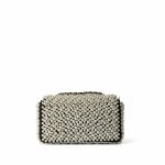 19S Pearl On Flap Mini Rectangular Bag Light Gold Hardware - Image 2