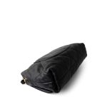21C Black Lambskin Quilted Chanel Chain Single Flap Shoulder Bag Light Gold Hardware - Image 7