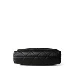 21C Black Lambskin Quilted Chanel Chain Single Flap Shoulder Bag Light Gold Hardware - Image 11