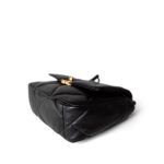 21P Black Lambskin Quilted 19 Flap Small Mixed Hardware - Image 7