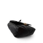 21P Black Lambskin Quilted 19 Flap Small Mixed Hardware - Image 8