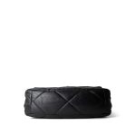 22P Black Lambskin Quilted Large 19 Flap Mixed Hardware - Image 11