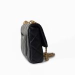 22P Enamel Quilted Pending CC Small Square Flap Black Lambskin - Image 8