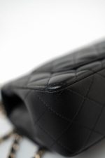 23A Black Lambskin Mini Top Handle Light Gold Hardware - Image 4