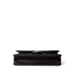 23B Black Lambskin Quilted O Phone Holder With Chain - Image 8