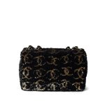 23B Black Multicolor Reversible Sequins Single Flap Bag - Image 20