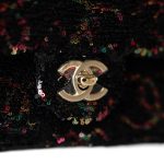 23B Black Multicolor Reversible Sequins Single Flap Bag - Image 18