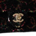 23B Black Multicolor Reversible Sequins Single Flap Bag - Image 19