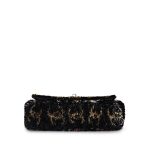 23B Black Multicolor Reversible Sequins Single Flap Bag - Image 14