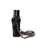 24C Black Lambskin Quilted Star Bag Light Gold Hardware - Image 7