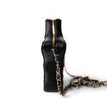 24C Black Lambskin Quilted Star Bag Light Gold Hardware - Image 2