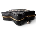 24C Black Lambskin Quilted Star Bag Light Gold Hardware - Image 8