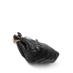 Black Aged Calfskin Quilted 2.55 Mini Reissue Hanger Flap Bag - Image 12