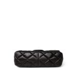 Black Aged Calfskin Quilted 2.55 Mini Reissue Hanger Flap Bag - Image 6