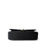 Black Caviar Quilted Classic Flap Medium Gold Hardware - Image 9