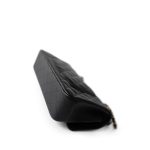 Black Caviar Quilted Classic Flap Medium Gold Hardware - Image 12