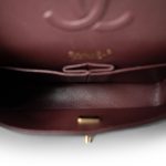 Black Caviar Quilted Classic Flap Medium Gold Hardware - Image 12