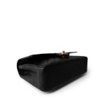 Black Caviar Quilted Classic Flap Medium Gold Hardware - Image 7