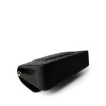 Black Caviar Quilted Classic Flap Medium Gold Hardware - Image 9