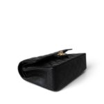 Black Caviar Quilted Classic Flap Small Gold Hardware - Image 5