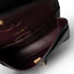 Black Caviar Quilted Classic Flap Small Gold Hardware - Image 11
