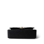 Black Caviar Quilted Classic Flap Small Gold Hardware - Image 7