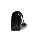 Black Caviar Quilted Classic Flap Small Gold Hardware - Image 8