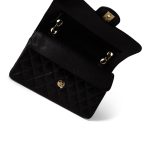 Black Caviar Quilted Classic Flap Small Gold Hardware - Image 10