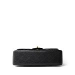 Black Caviar Quilted Classic Flap Small Gold Hardware - Image 3
