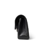 Black Caviar Quilted Classic Flap Small Gold Hardware - Image 7