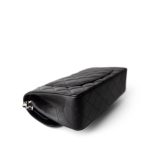 Black Caviar Quilted Classic Flap Small Silver Hardware - Image 10