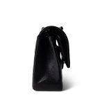 Black Caviar Quilted Classic Flap Small Silver Hardware - Image 5
