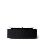 Black Caviar Quilted Classic Flap Small Silver Hardware - Image 6