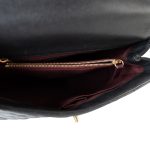 Black Caviar Quilted Coco Handle Medium Antique Gold Hardware - Image 23