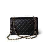Black Caviar Quilted Jumbo Classic Flap Gold Hardware - Image 3