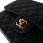 Black Caviar Quilted Jumbo Classic Flap Gold Hardware - Image 2