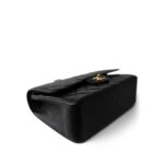 Black Caviar Quilted Jumbo Classic Flap Gold Hardware - Image 8
