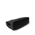Black Caviar Quilted Jumbo Classic Flap Gold Hardware - Image 7