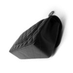 Black Caviar Quilted Jumbo Classic Flap Silver Hardware - Image 8