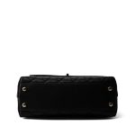 Black Caviar Quilted Mini Coco Handle Light Gold Hardware - Image 10