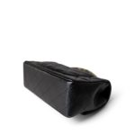 Black Caviar Quilted Mini Rectangular Flap Gold Hardware - Image 11