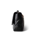 Black Lambskin Quilted 19 Flap Medium/Large Mixed Hardware - Image 3