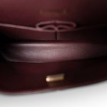 Black Lambskin Quilted Classic Flap Medium Gold Hardware - Image 8