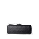 Black Lambskin Quilted Mini Rectangular Flap Light Gold Hardware - Image 8