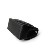 Black Lambskin Quilted Mini Square Flap Light Gold Hardware - Image 7